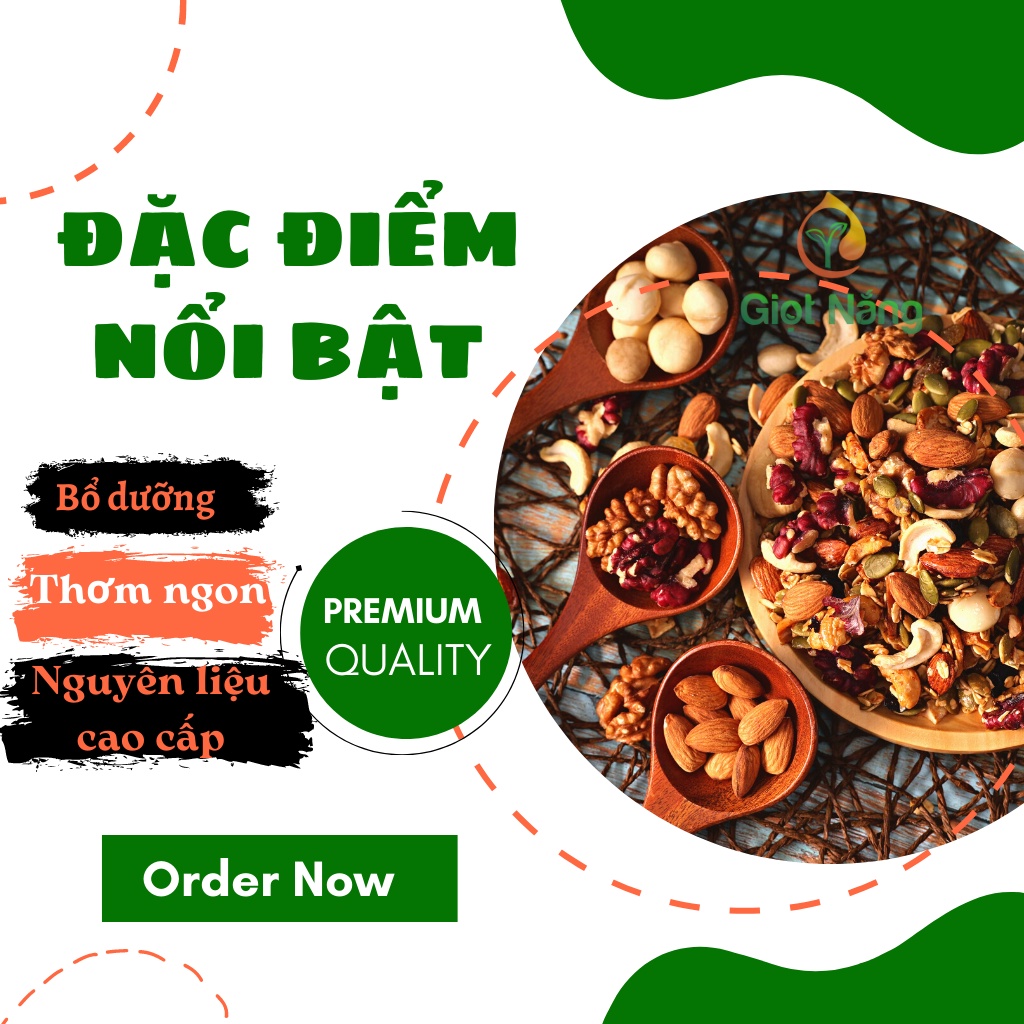 Granola siêu hạt ăn kiêng ngũ cốc giảm cân dinh dưỡng eat clean không - ảnh sản phẩm 3