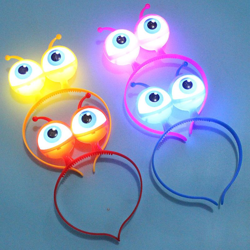 Băng Đô Cài Tóc Hình Vương Miện Có Đèn LED Phát Sáng YOUYO