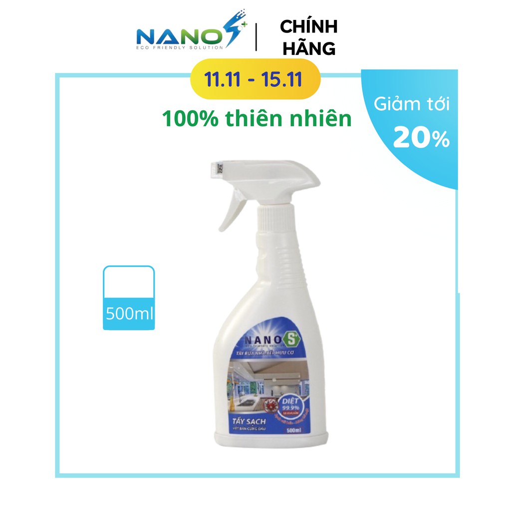 Dung dịch tẩy rửa nhà bếp Nano Bạc ( 500ml )