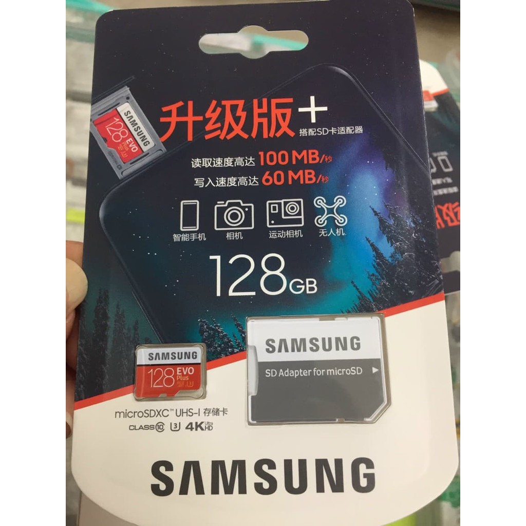 Thẻ Nhớ Sam Sung 100MB/S 128GB EVO Plus 10 Micro SDXC 128GB