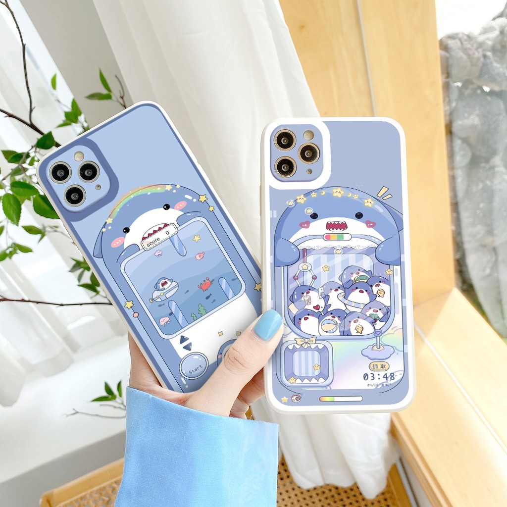 ỐP LƯNG IPHONE Cá mập nghộ nghĩnh ốp iphone 12 pro/13pro/13promax/7/7+/8/8+/X/XS/XSM/11/11PMROMAX tr1100