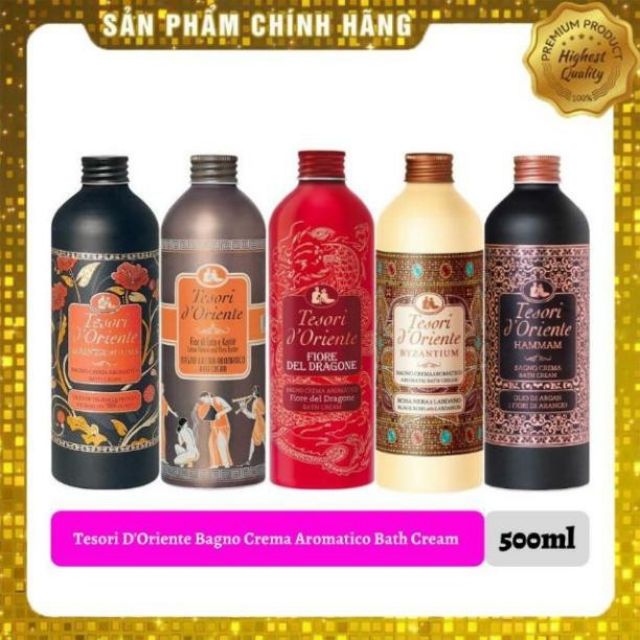 Sữa Tắm Xích, Tesori D'Oriente Hàng Chính Hãng Ý Đầy Đủ Team Chống Hàng Giả, Team QR + Tặng Vòi