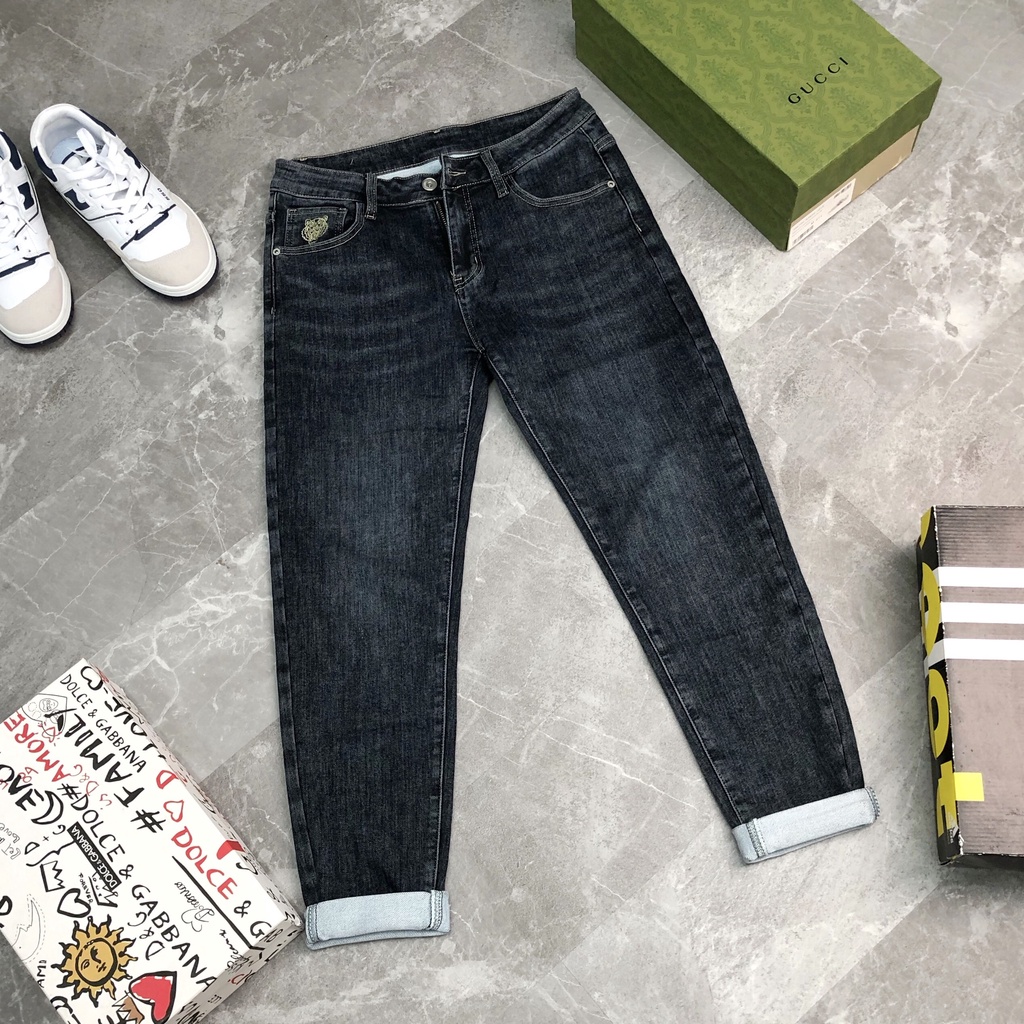 Quần jeans nam basic cao cấp form slim fit QJ 001 - MT808