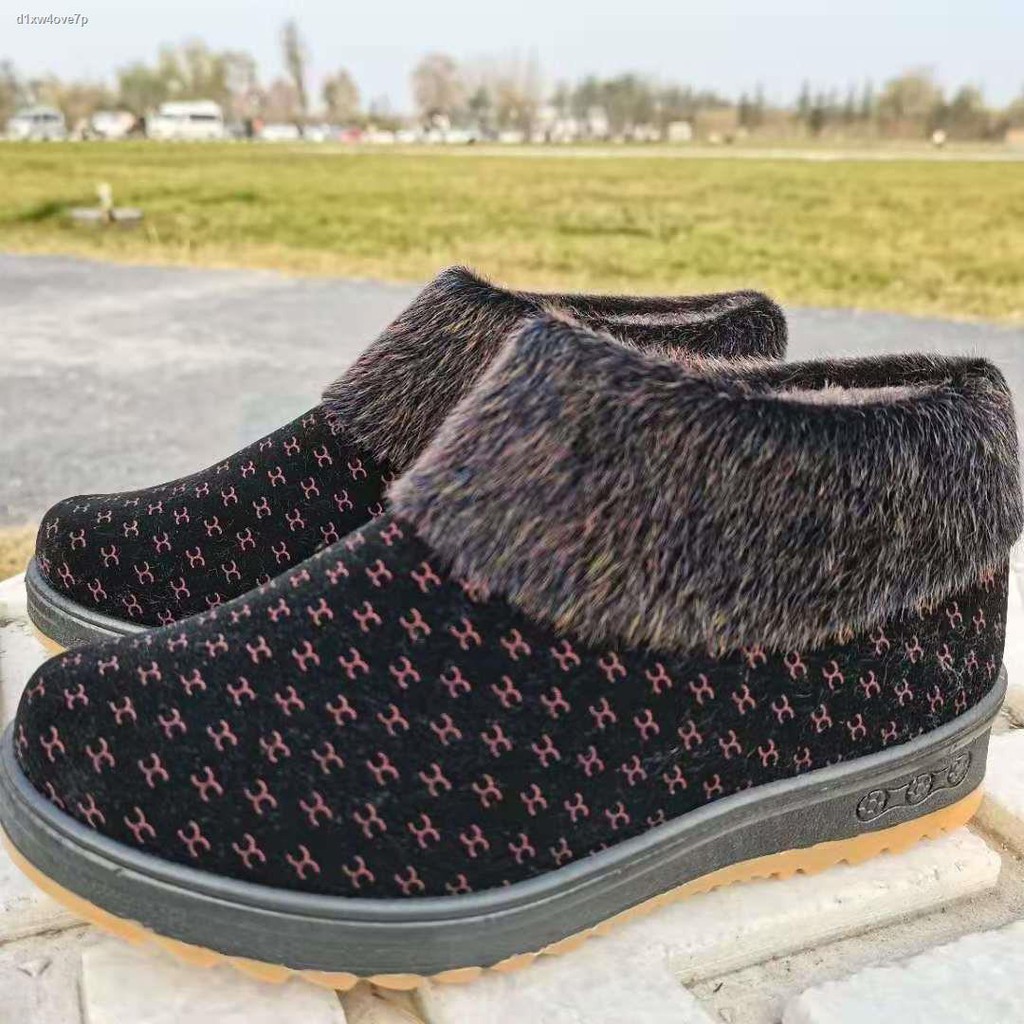 Giày vải Bắc Kinh cũ và nhung phụ nữ cho người già | BigBuy360 - bigbuy360.vn