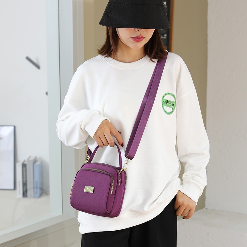 Túi Đeo Vai Cỡ Lớn Bằng Vải Nylon Phong Cách Mới Đơn Giản Cho Nữ