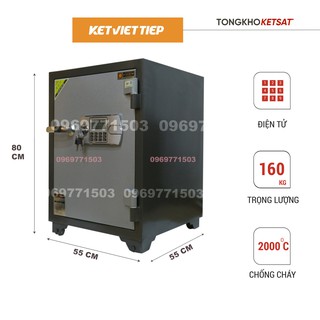 Két sắt 🥰 freeship 🥰 két sắt điện tử - két sắt mini - két sắt chống cháy ciêu cường kvt1050dt điện tử bảo hành 5 năm