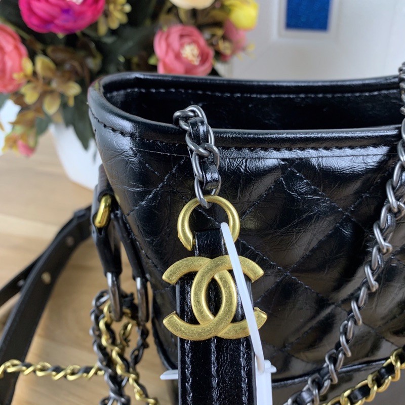 Túi xách Chanel Gabrielle màu đen size 20cm (có sẵn)
