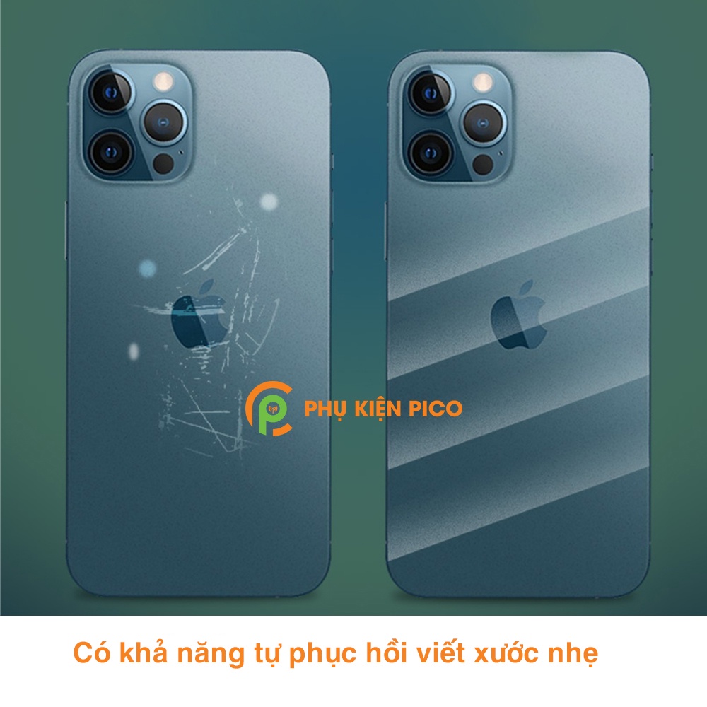 Dán lưng Iphone 13 Pro Max / Iphone 12 Mini / 12 Pro / 12 Pro Max PPF cao cấp dẻo trong suốt full viền