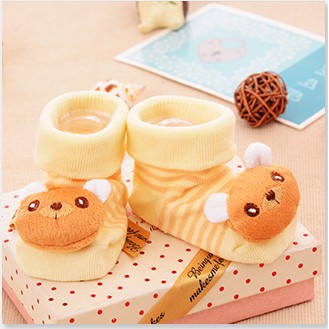 Tất trẻ em hình thú,Vớ trẻ em hình thú cực đẹp mùa đông cho bé, chất dầy chuẩn Kids Stock. Sezi 6-12 tháng (MS T04)