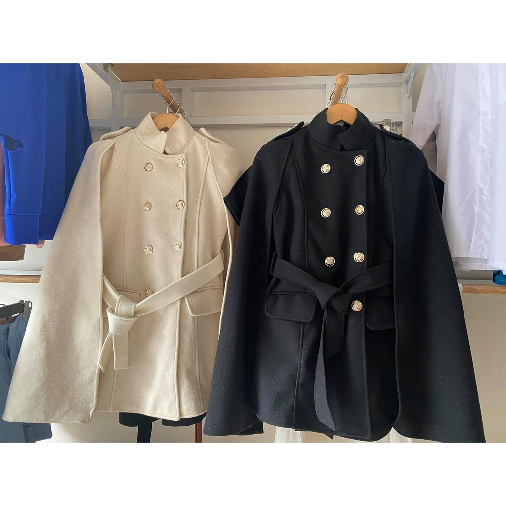 [Mã WAJAN27 hoàn 15% xu đơn 300k] áo dạ hai màu be đen ( áo dạ  | BigBuy360 - bigbuy360.vn