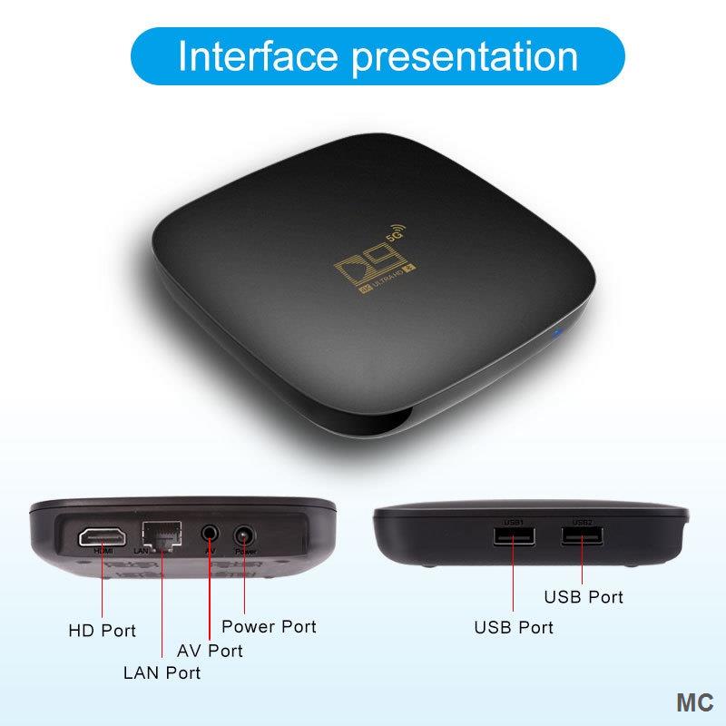 Đầu tv box D9 Android 10.0 5G / 2.4Gwifi 16GB + 256gb S905L ChấT LượNg Cao KèM Phụ KiệN