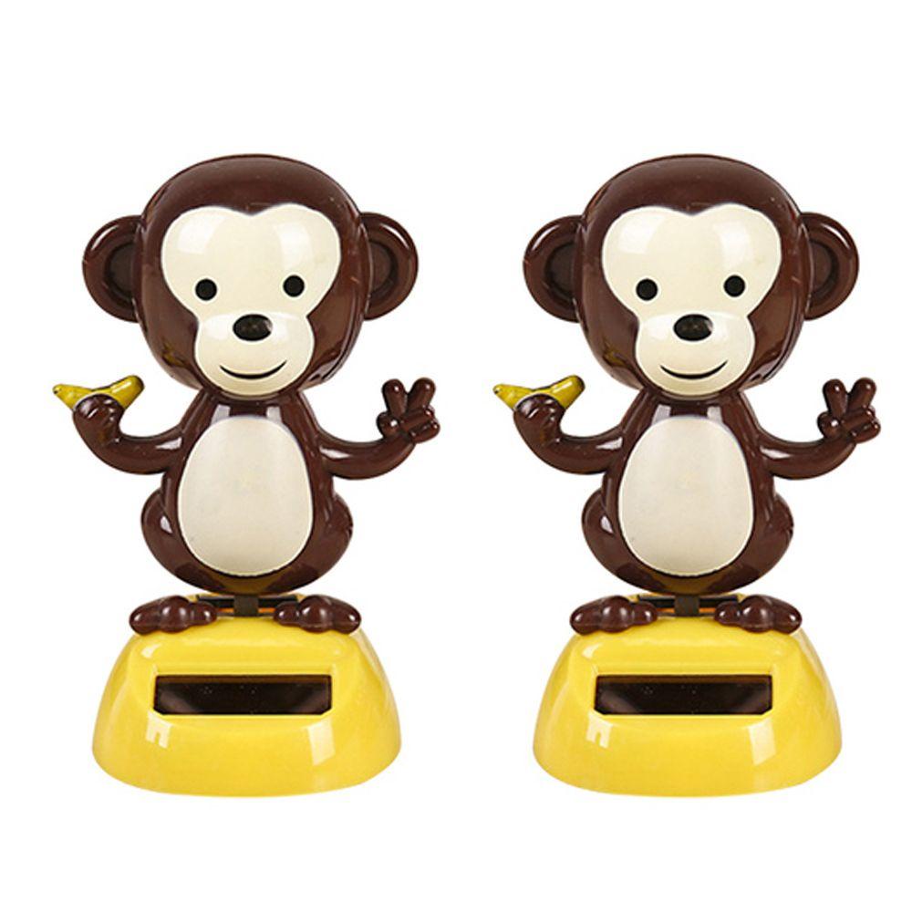 Rebuy1 Mô Hình Khỉ Nhảy Múa Có Đèn Led Sử Dụng Năng Lượng Mặt Trời Trang Trí Nội Thất Xe Hơi