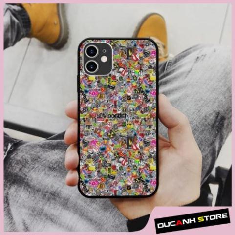 Ốp lưng iphone hình tiny sticker collage art dada dadaism trong suốt  cho các dòng SAMSUNG PAP20211017