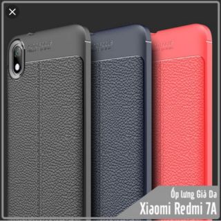 Ốp lưng dẻo giả da Auto Focus cho xiaomi redmi 7A
