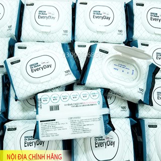 Khăn Ướt Đa Năng Tẩy Trang Dr.Bebe EveryDay Hàn Quốc 100 MiếnG