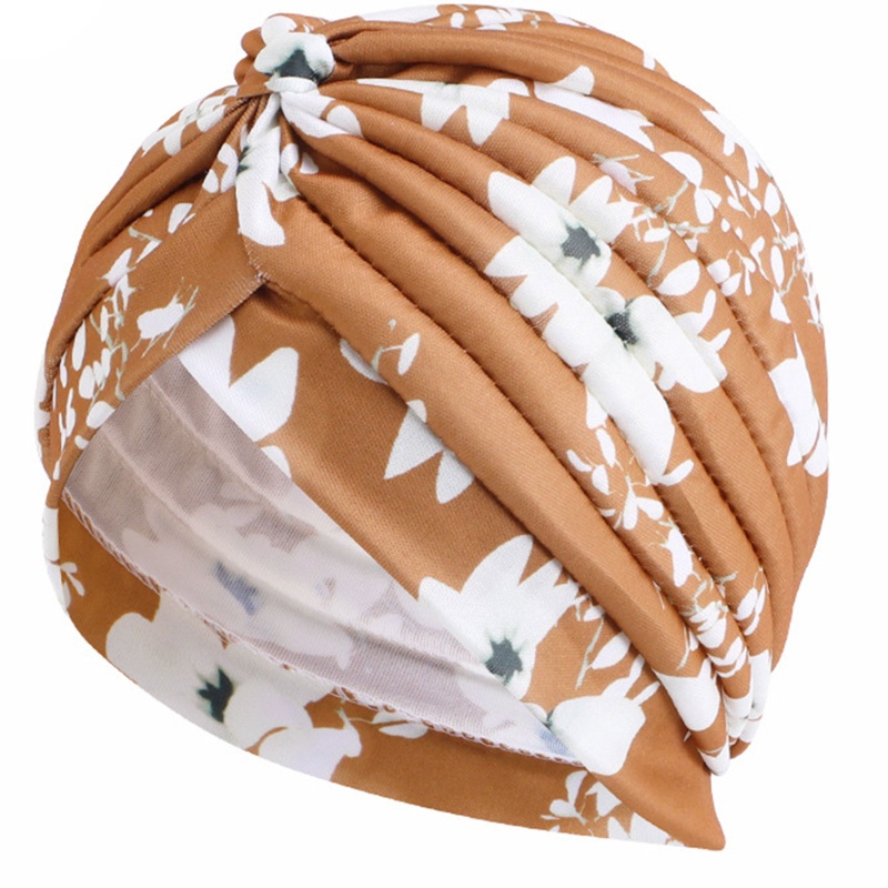 Khăn Turban In Hoa Thời Trang Nữ Tính