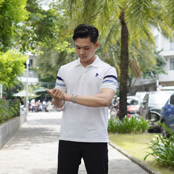 Áo Polo, áo thun nam cao cấp cổ bẻ phối UP SIZE XXXL 95kg  form ôm dáng chuẩn đẹp chất thun lạnh cotton thoáng mát