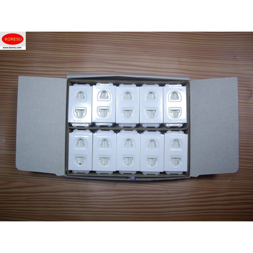 Hạt ổ cắm Panasonic WNV 1081-7W