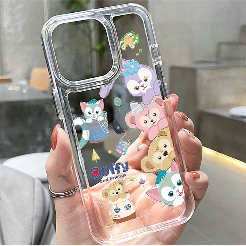 Ốp Điện Thoại Trong Suốt Họa Tiết Gấu Duffy Cho iphone 11 13 7 8 Plus 12 13Pro Max X XS Max 7 8 SE 2020