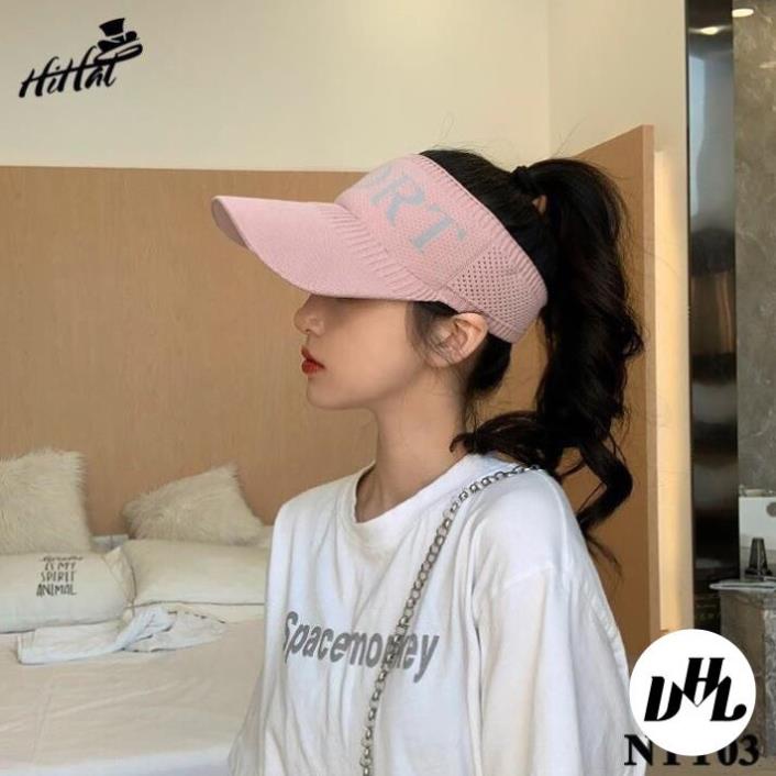 Mũ thể thao nửa đầu SPORT [ FREE SHIP ] nón kết nửa đầu thời trang dành cho nữ phong cách Hàn Quốc