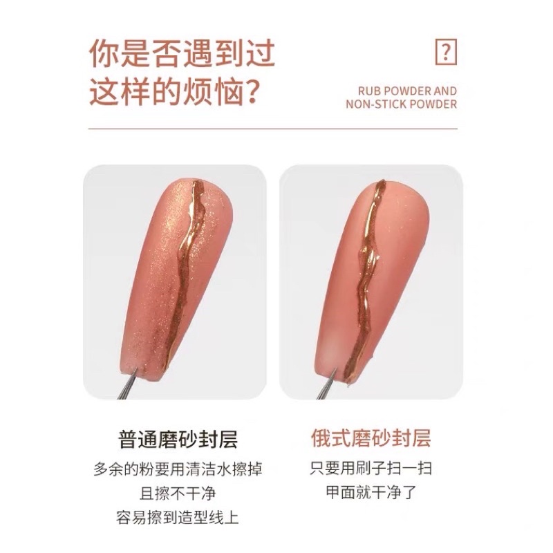 Top lì chà tráng gương không lem , top nhám nail