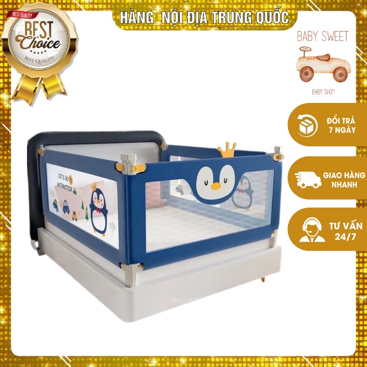 Thanh Chắn Giường Cho Bé Cao Cấp Mẫu Mới - Chắc Chắn An Toàn Tiện Dụng