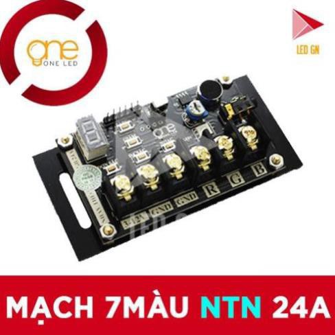 Mạch 7 Màu RGB Nháy Theo Nhạc - Công Suất 24A - OneLED