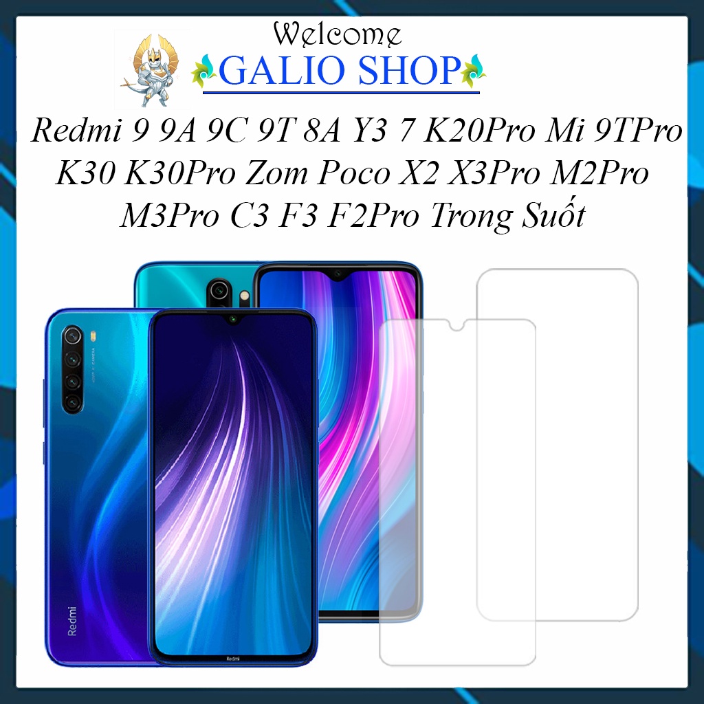 Cường lực xiaomi redmi note 11 pro k30 ultra k40 k50 gaming k20 mi 10T 9T 10a 10c 11s KHÔNG full màn tổng hợp Kính [TS]