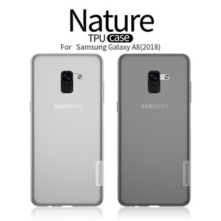 Ốp lưng samsung galaxy a8 2018 nillkin silicon chính hãng