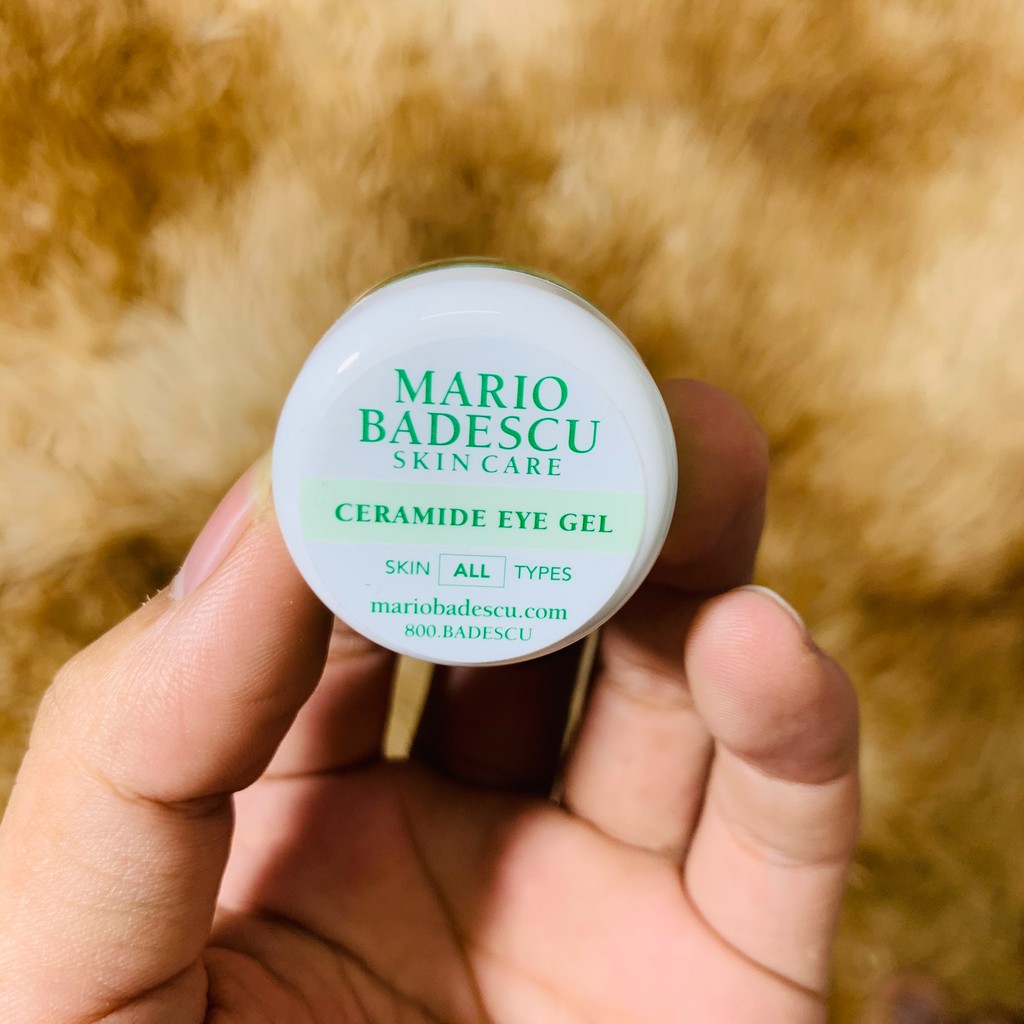 (Auth) Gel dưỡng mắt Mario Badescu Ceramide Eye Gel mini 3ml