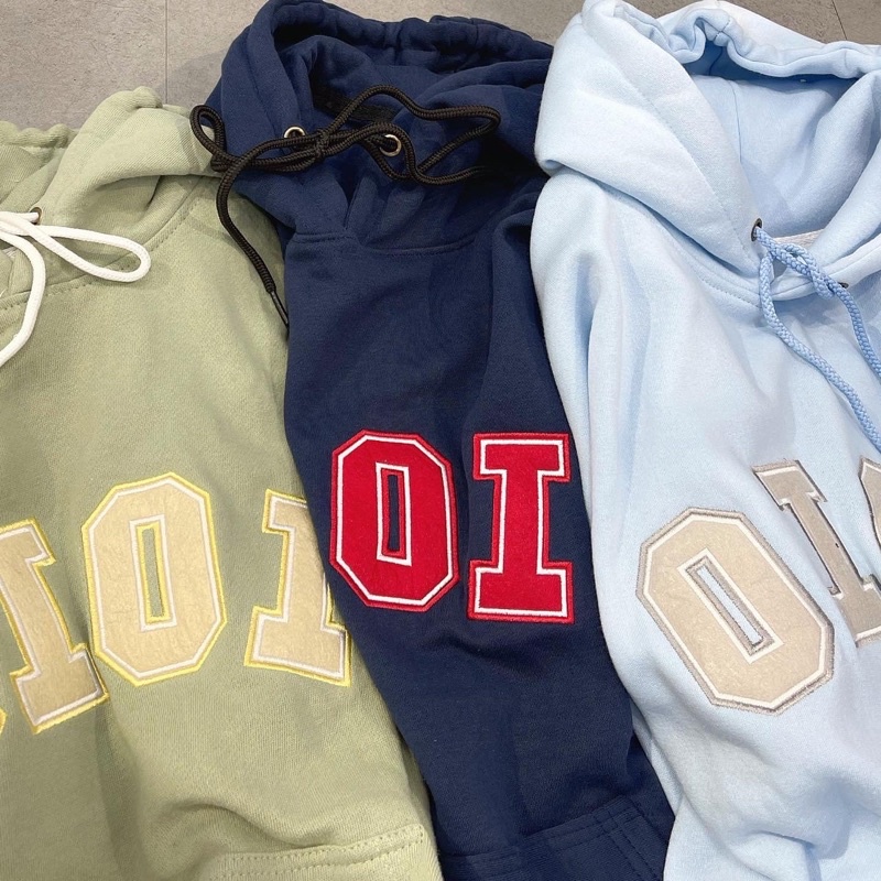 Áo Hoodie “ OIOI “ 5 màu thêu chữ chất nỉ lót bông xịn Mịn ấm siêu đẹp, form rộng Unisex Nam / Nữ (Ảnh + Video thật 100% | BigBuy360 - bigbuy360.vn
