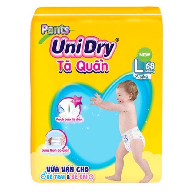 Tã quần Unidry Super Jumbo M74/L68/XL62/XXL56