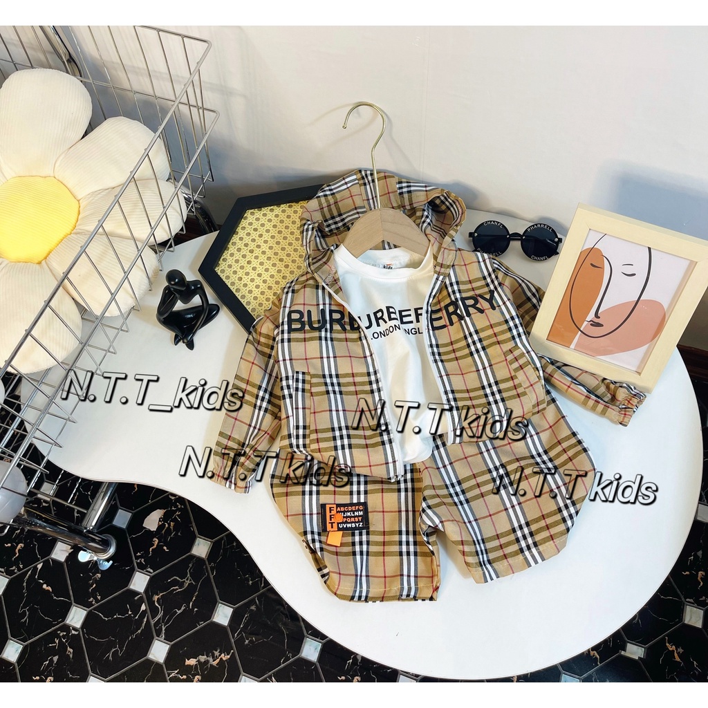 8/30kg SÉT B B R 3 CHI TIẾT CHO BÉ TRAI BÉ GÁI MẶC HÈ THU CỰC CHẤT