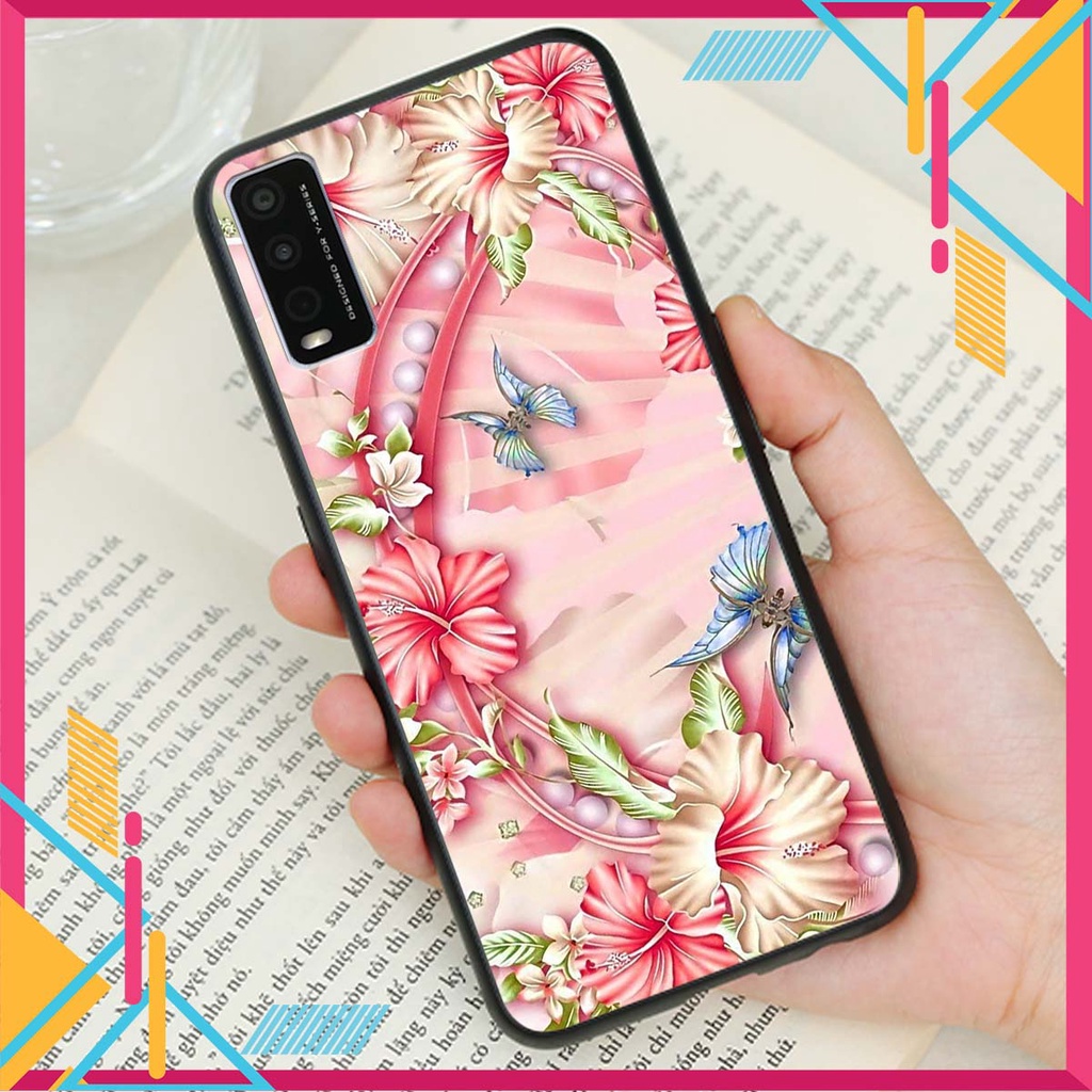 Ốp lưng Vivo Y20 in hình hoa xinh xắn, hiện đại , thời trang ,phong cách