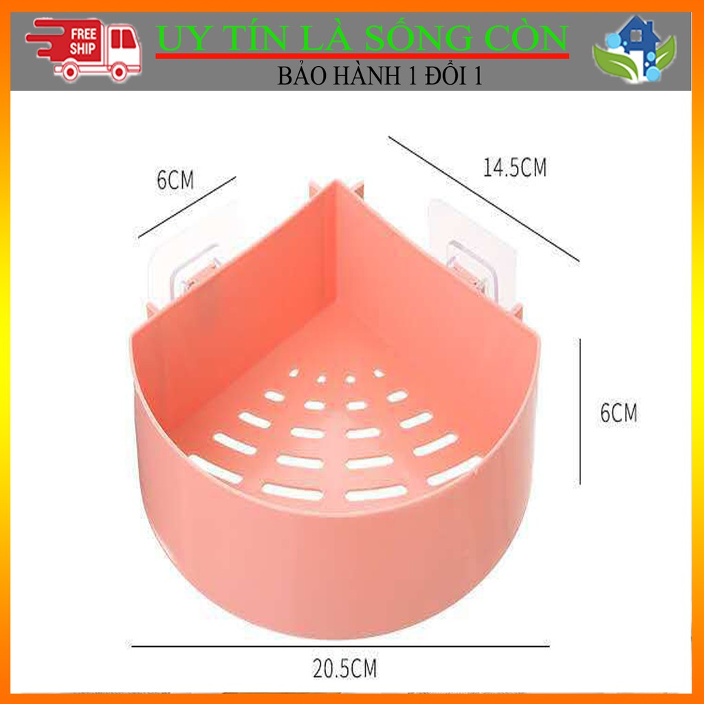 [BAO GIÁ VỊNH BẮC BỘ] Kệ nhựa dán tường nhà tắm, nhà bếp và kệ góc dán tường