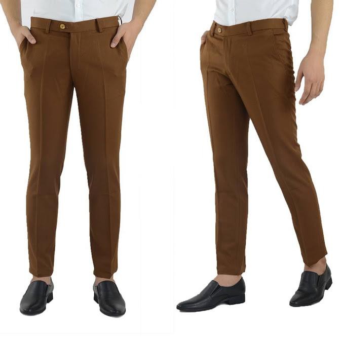 Quần âu nam Vàng Bò (CAM KẾT ĐẸP)Quần Tây nam Vàng Bò dáng hàn quốc, vải không xù nhăn