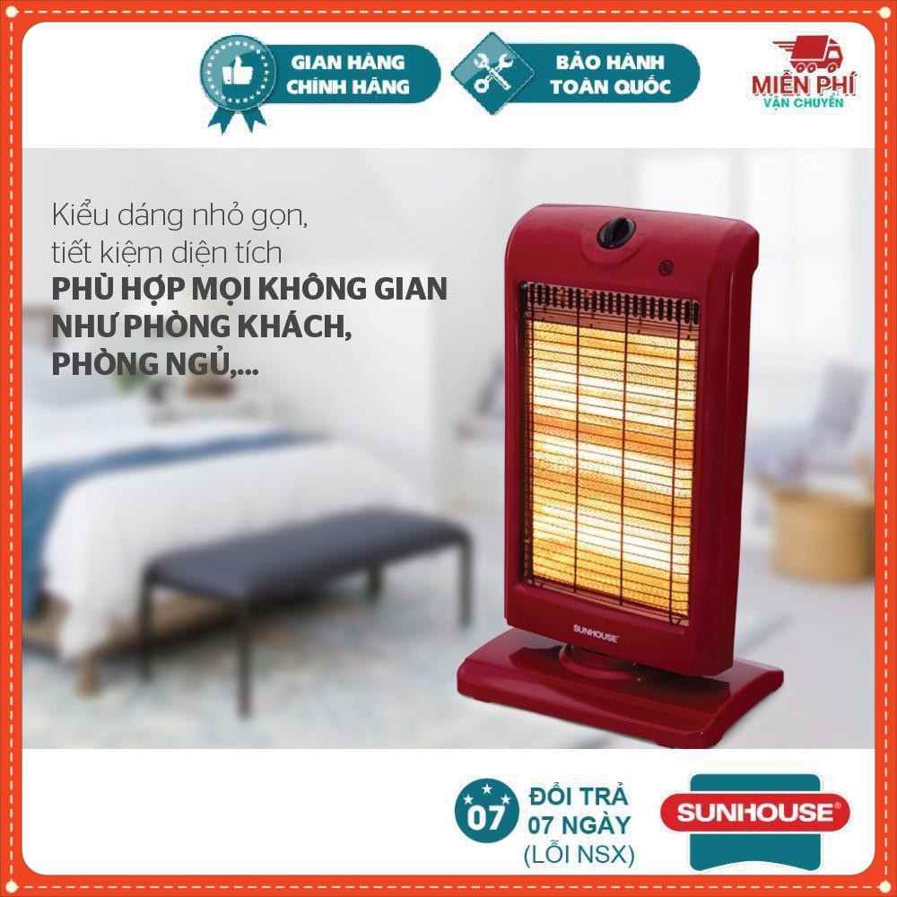 Đèn Sưởi 3 Bóng Sunhouse SHD7016, Máy Sưởi Sunhouse SHD7016, Tốc Độ Làm Ấm Nhanh, Tỏa Nhiệt Đều