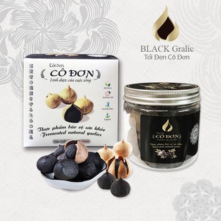 Tỏi đen cô đơn 1 nhánh hộp nắp nhôm cao cấp 200g