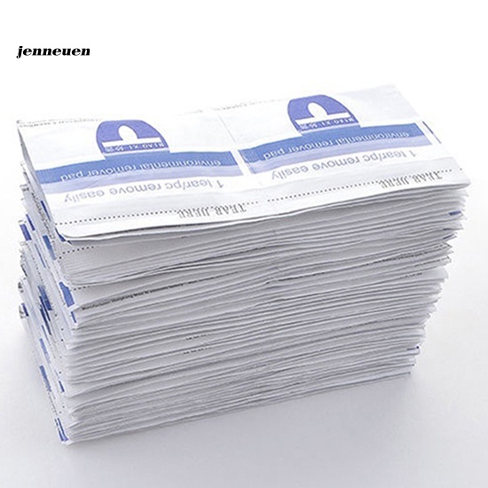 [Hàng mới về] Set 100 túi lá nhôm đựng dung dịch tẩy sơn móng tay nhanh chóng