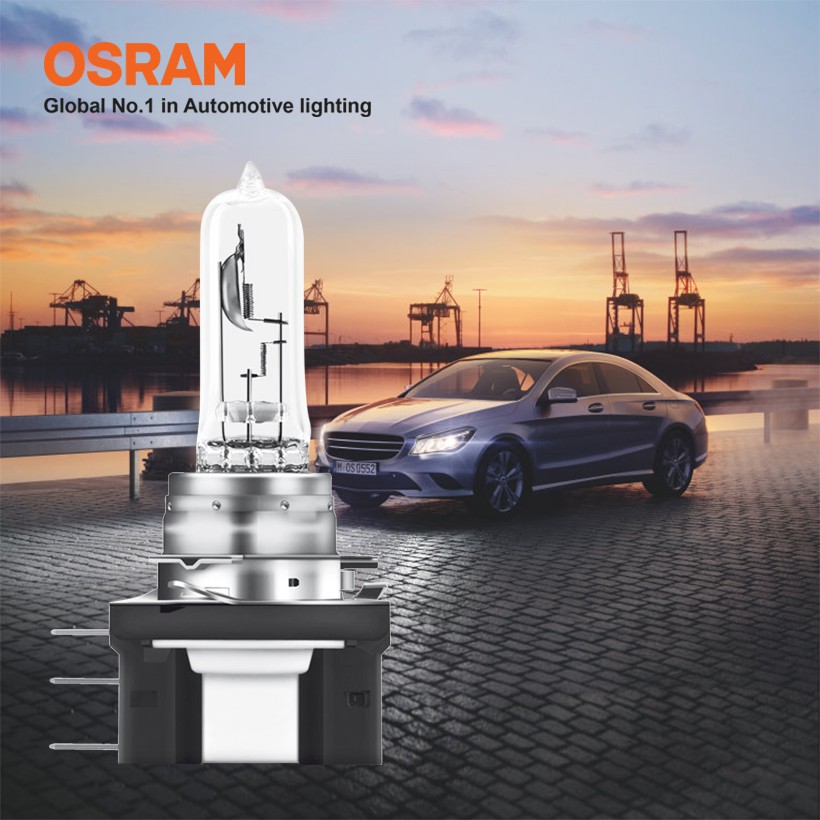 [Mã BMBAU300 giảm 10% đơn 499K] Bóng Đèn Halogen OSRAM Original H15 12V 15/55W Nhập Khẩu Chính Hãng