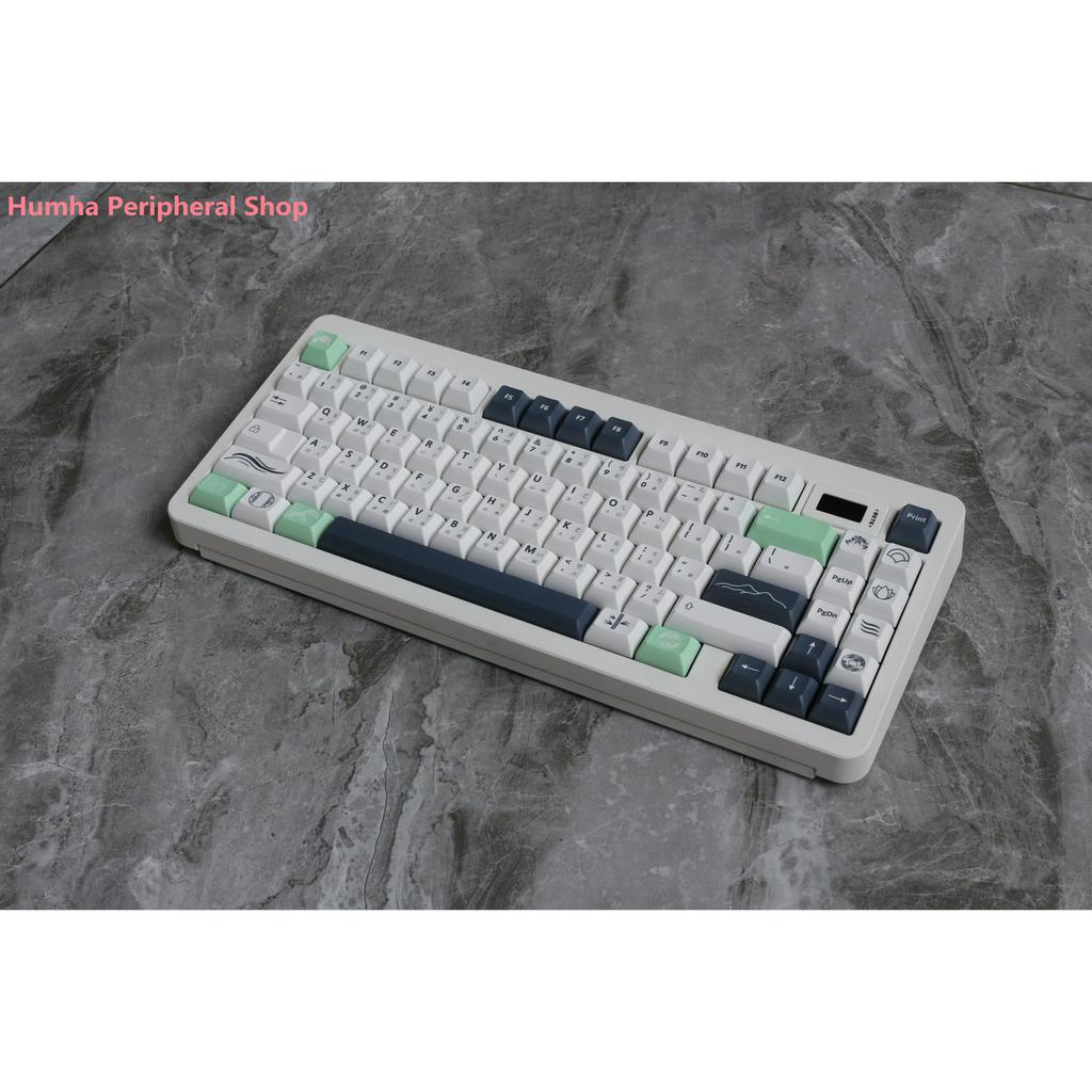 Humha Supei Chất Liệu PBT Bọc Bàn Phím Cơ Cherry profile Trung Hoa Nhuộm Màu Cá Nhân Hóa Zhuyin
