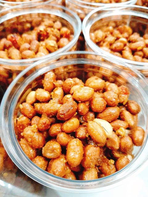 Đậu phộng tỏi ớt 40k/lon pet 500gr