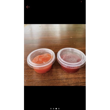 Hũ đựng nước sốt/chén nước chấm kèm nắp 60ml,105ml