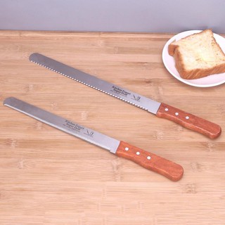 Dao răng cưa Cắt Bánh Mì / Bánh Bông Lan Cán Gỗ