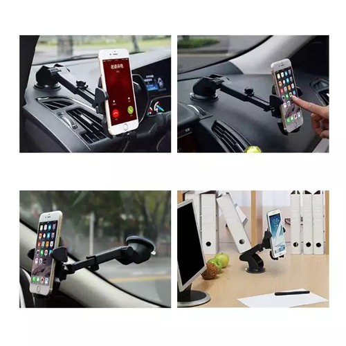 GHẾ HÍT SMARTPHONE TRÊN Ô TÔ - LONG NECK ONE-TOUCH CAR MOUNT kính cường lực iphone, kính cường lực chống nhìn, kính cườn