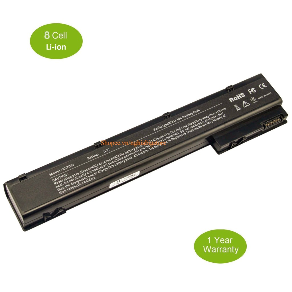 Pin Dùng Cho Laptop HP EliteBook 8560w, 8760w, 8570w, 8770w Battery