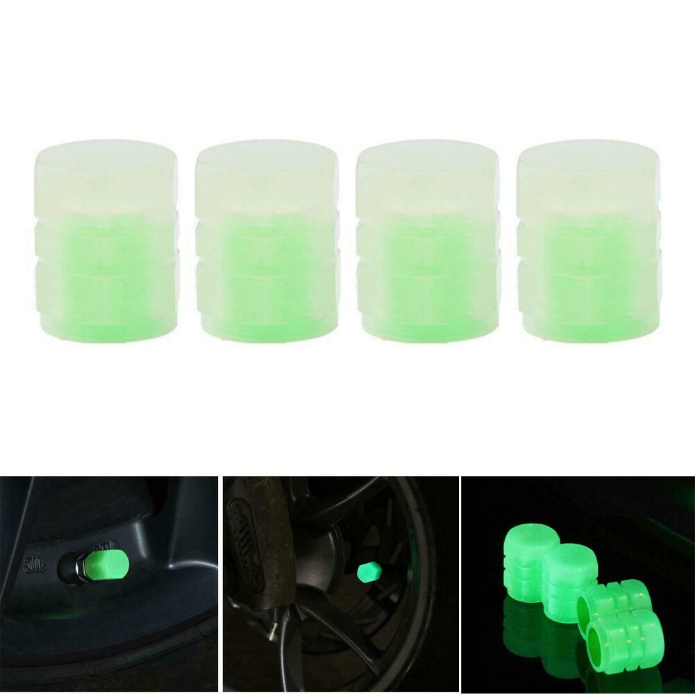 Nắp đầu van ô tô dạ quang  Chụp van xe hơi