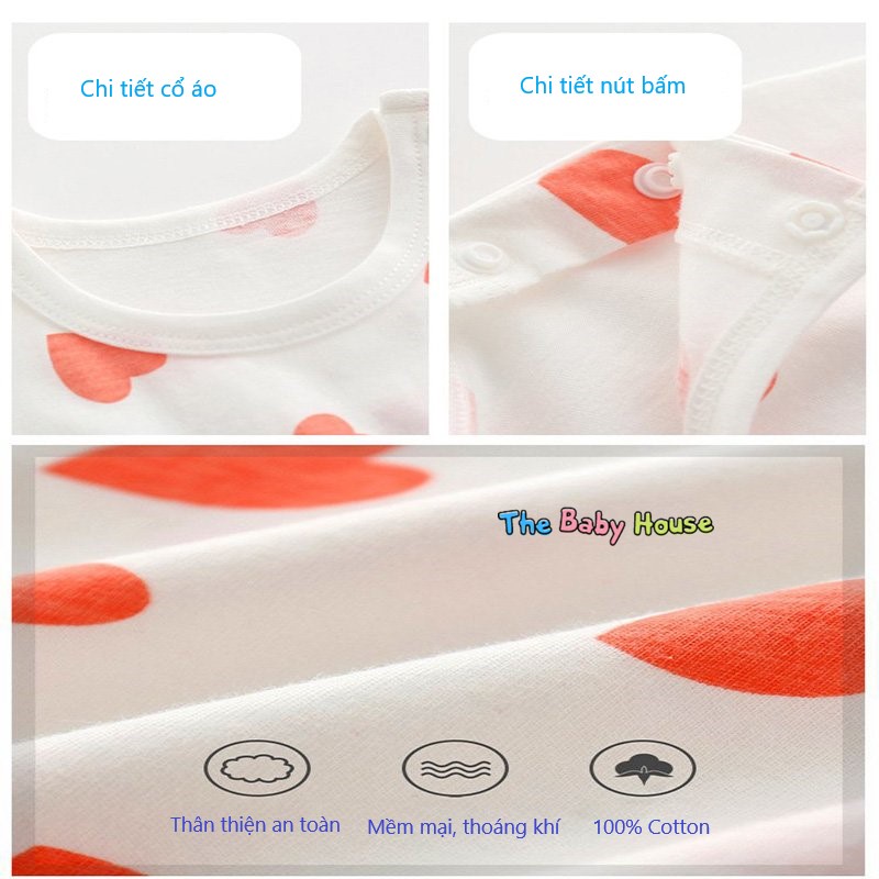 Bộ Áo Liền Thân Cho Bé  𝐅𝐑𝐄𝐄𝐒𝐇𝐈𝐏 Bodysuit Tay Ngắn Phong Cách Đơn Giản Thoải Mái Dễ Thương Cho Bé