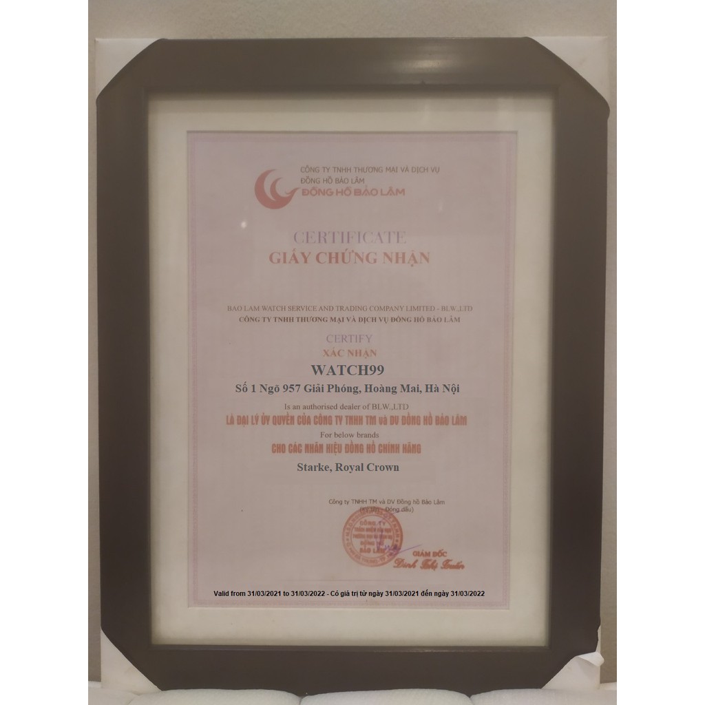 Đồng Hồ Nữ Chính Hãng Dây Da Royal Crown 6305 Chống Nước Chống Xước | BigBuy360 - bigbuy360.vn