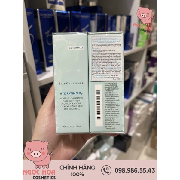 [Hàng Cty] Serum Dưỡng Ẩm Phục Hồi Da SkinCeuticals B5 Hydrating